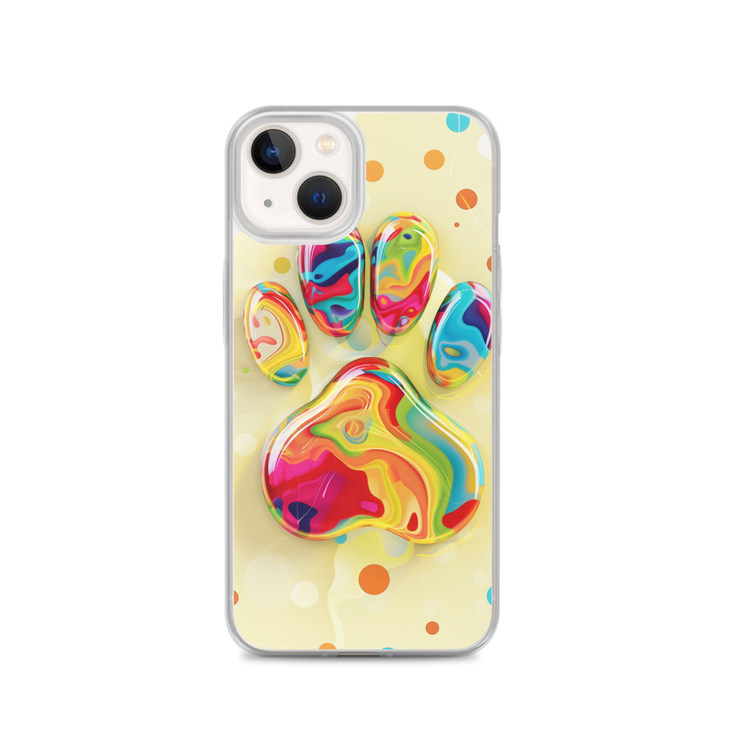 Artistic PawPrints Celestia Clear Case for iPhone®