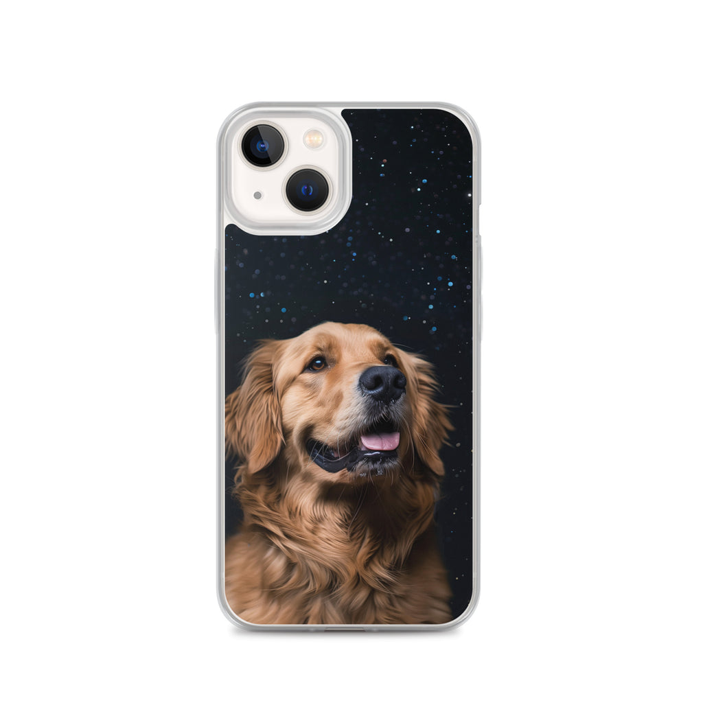 Golden Retriever Starry Night Clear Case for iPhone®