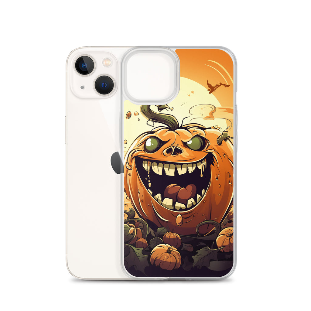 Halloween Pumpkin B Clear Case for iPhone