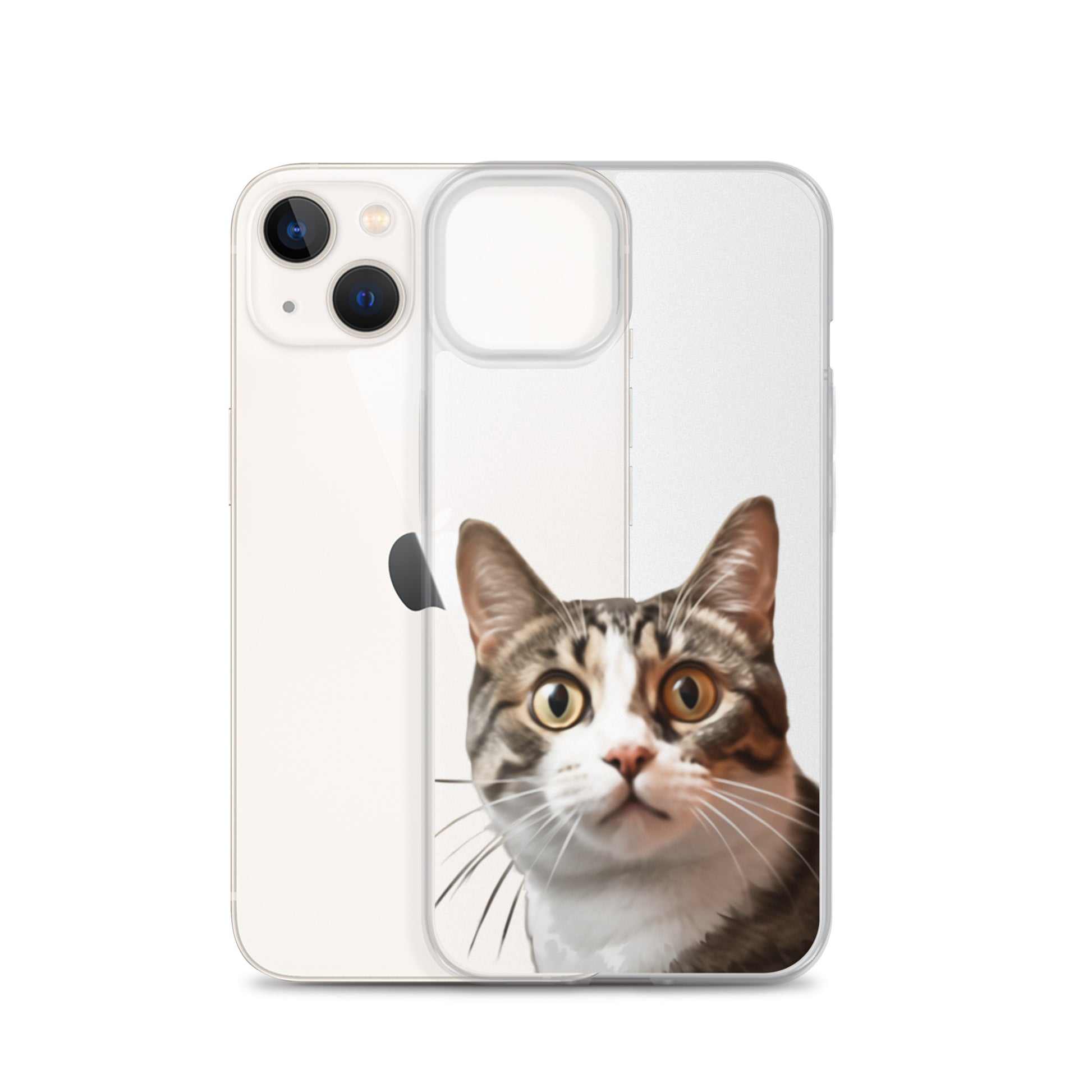 Cat D Clear Case for iPhone