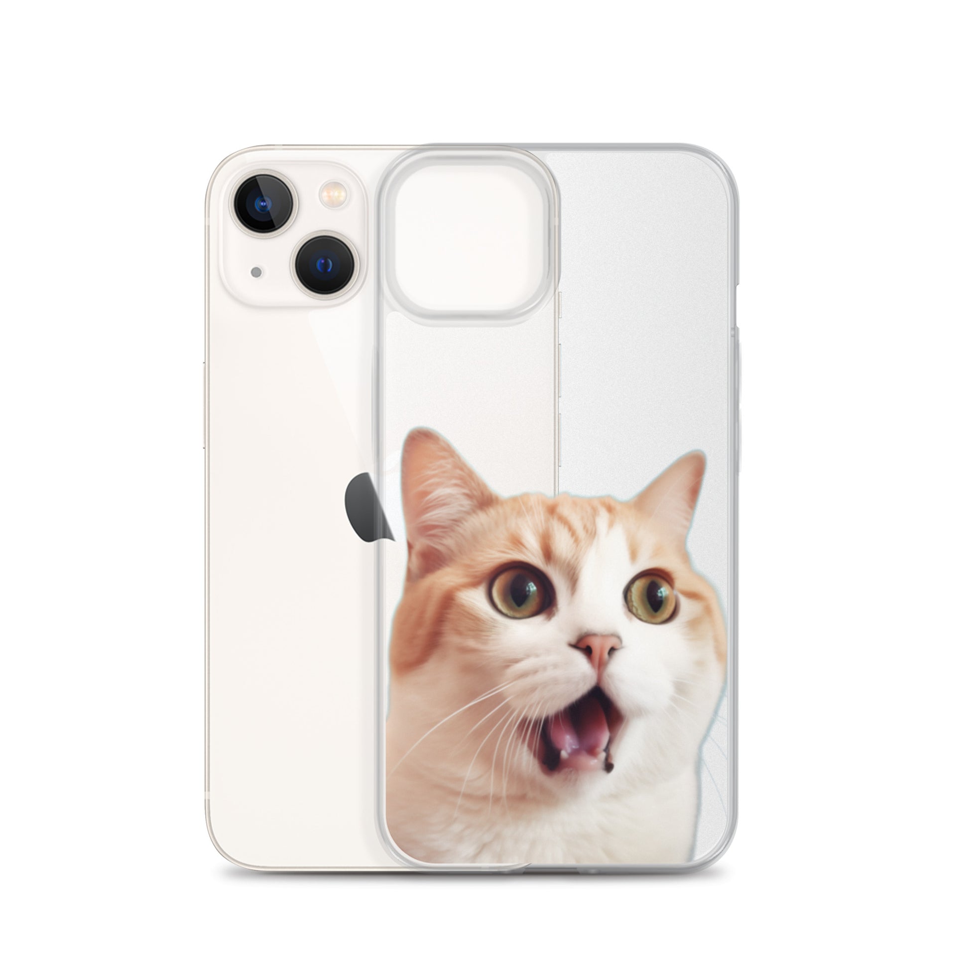 Cat E Clear Case for iPhone