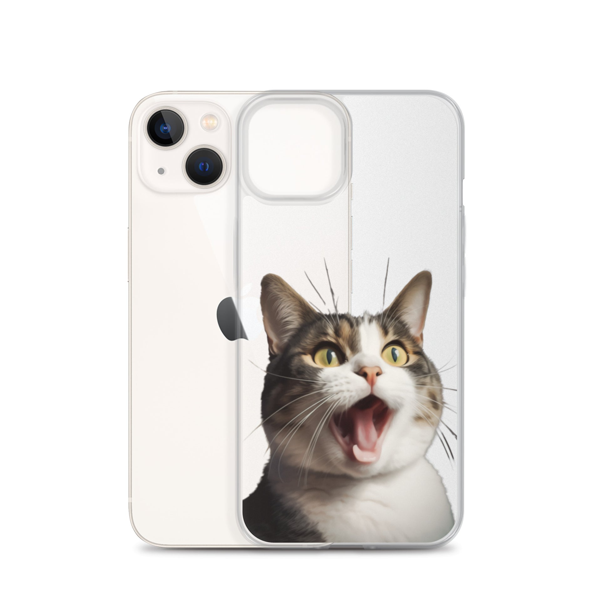 Cat H Clear Case for iPhone