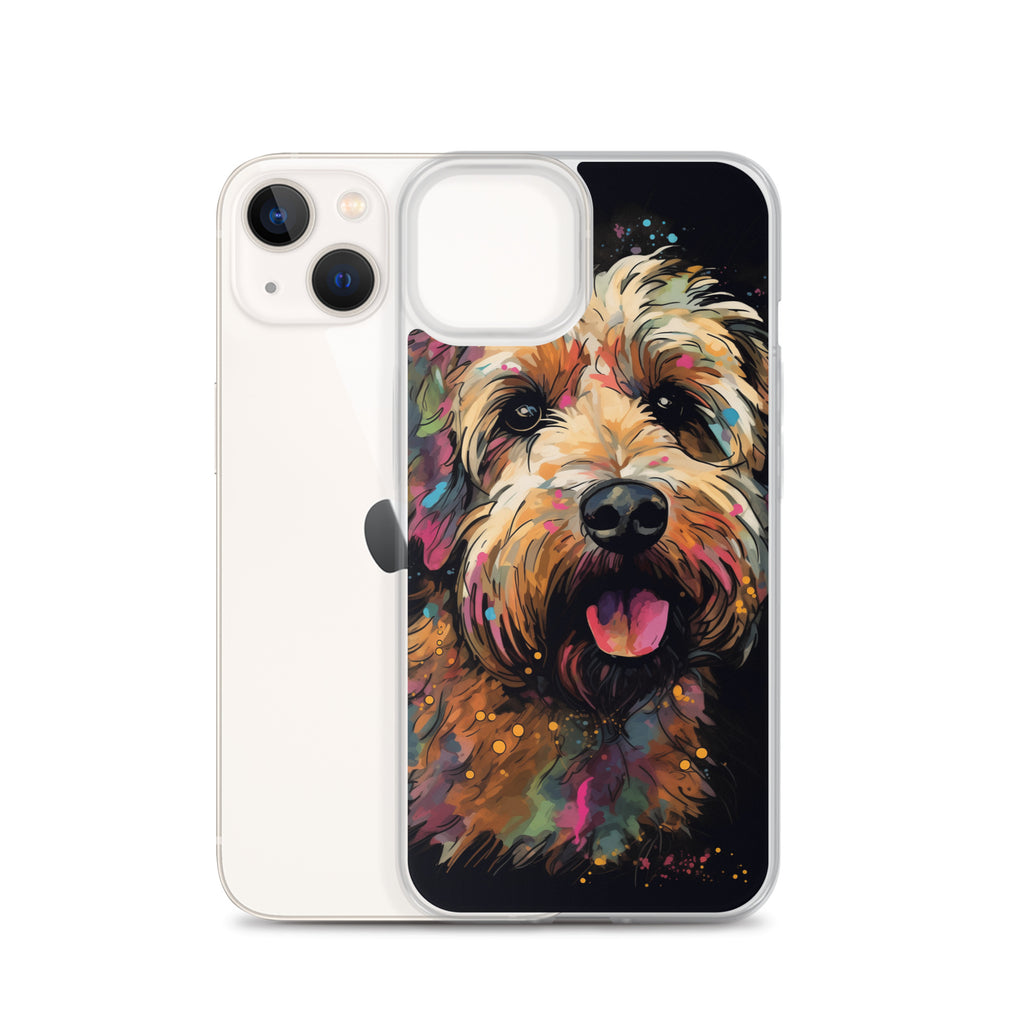 Van Gogh Style Dog A Clear Case for iPhone
