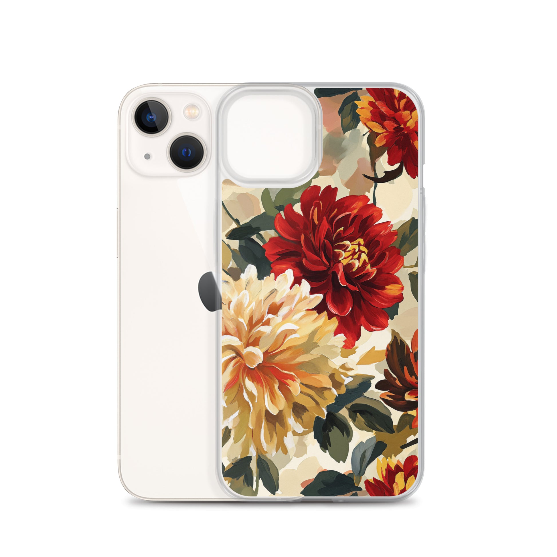 Flower Coral Clear Case for iPhone®