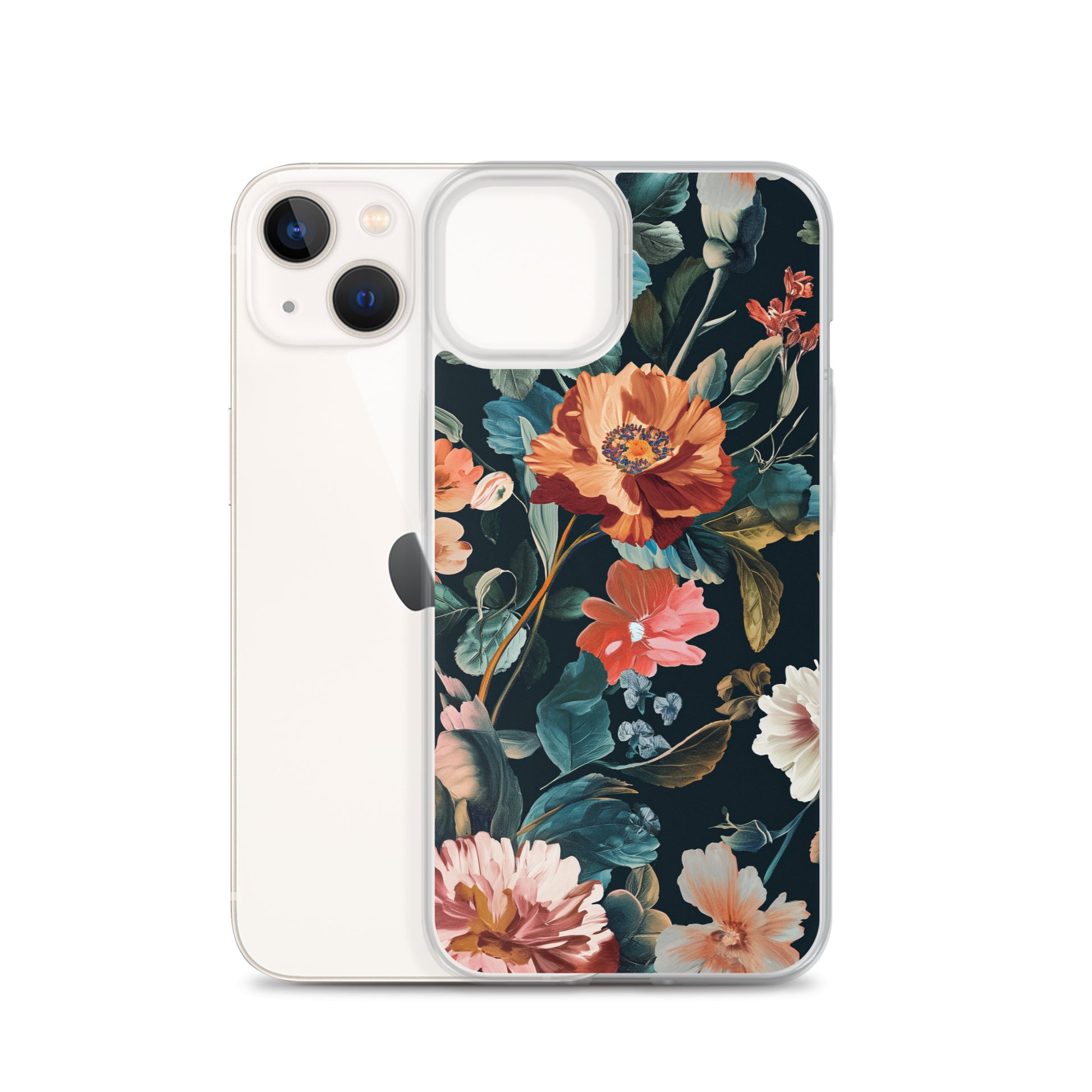 Flower Golden Clear Case for iPhone®
