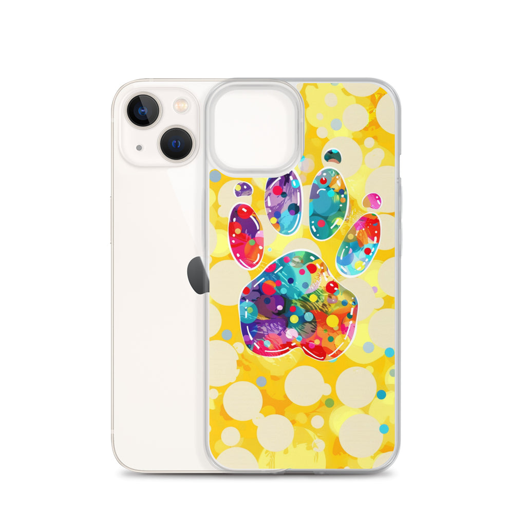 Artistic PawPrints Borealis Clear Case for iPhone®