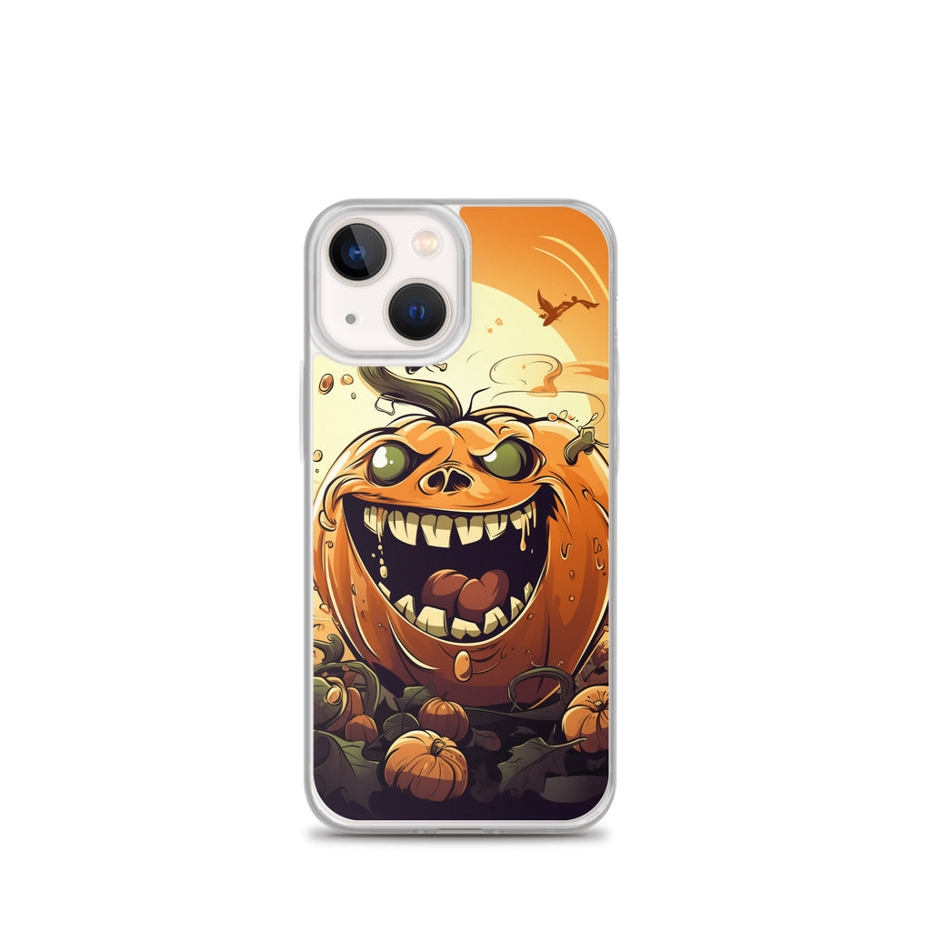 Halloween Pumpkin B Clear Case for iPhone