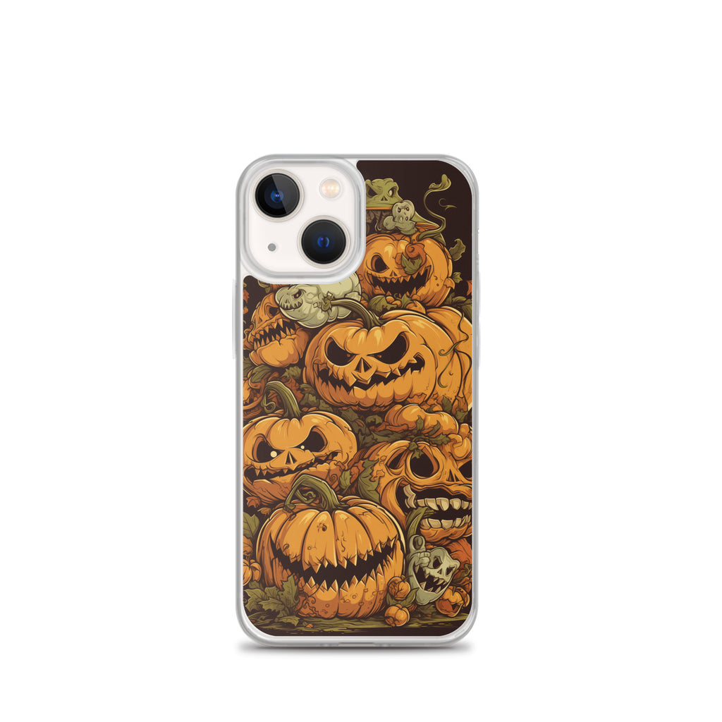 Halloween Pumpkin C Clear Case for iPhone