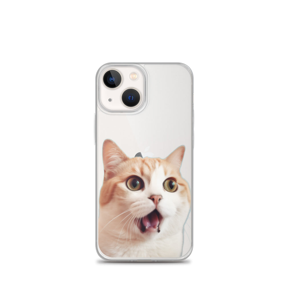 Cat E Clear Case for iPhone