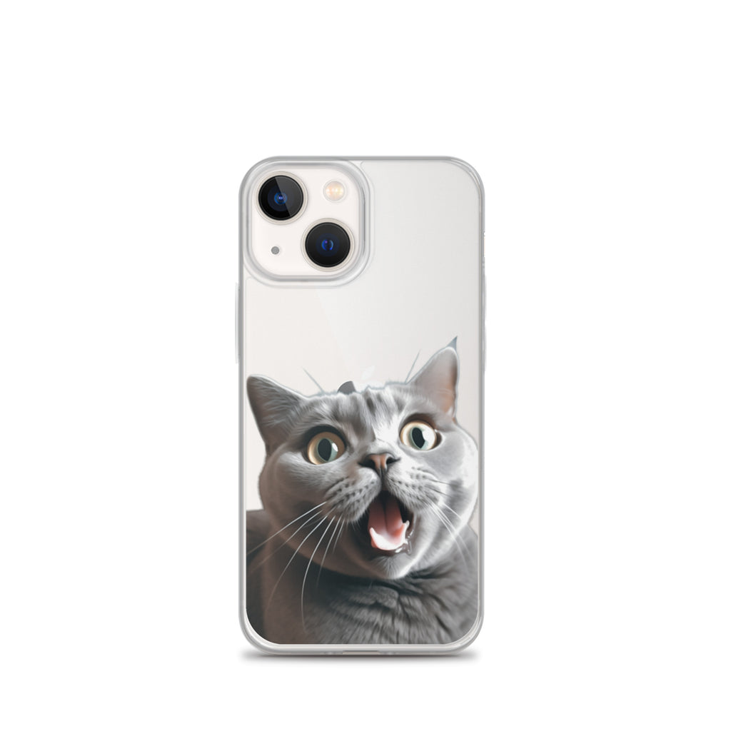 Cat F Clear Case for iPhone