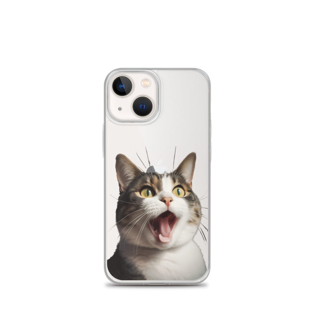 Cat H Clear Case for iPhone