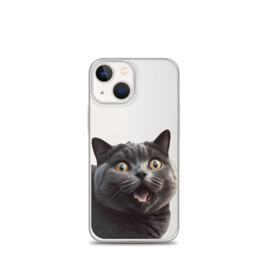 Cat  I Clear Case for iPhone