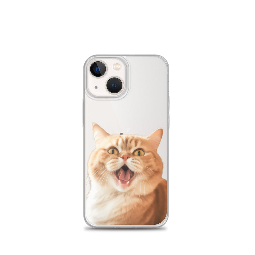 Cat K Clear Case for iPhone