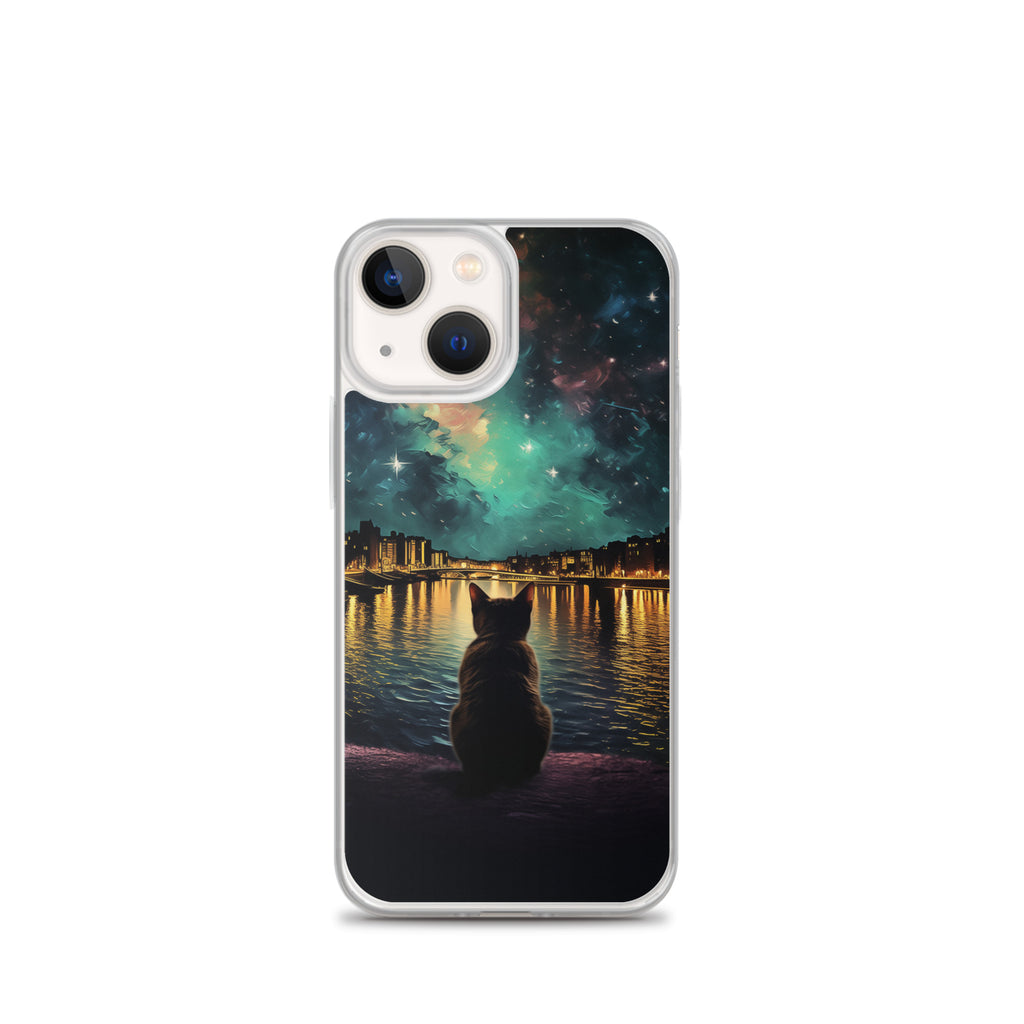 River Cat A Clear Case for iPhone