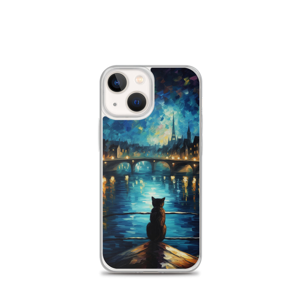 River Cat B Clear Case for iPhone