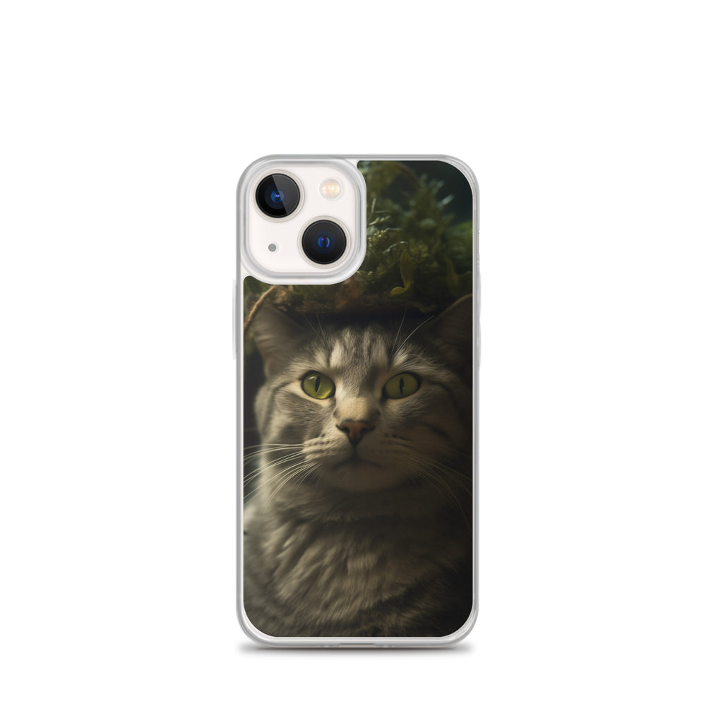 Cat Hat C Clear Case for iPhone