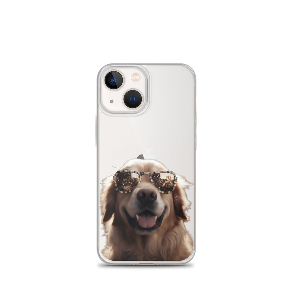 Glasses Dog K Clear Case for iPhone