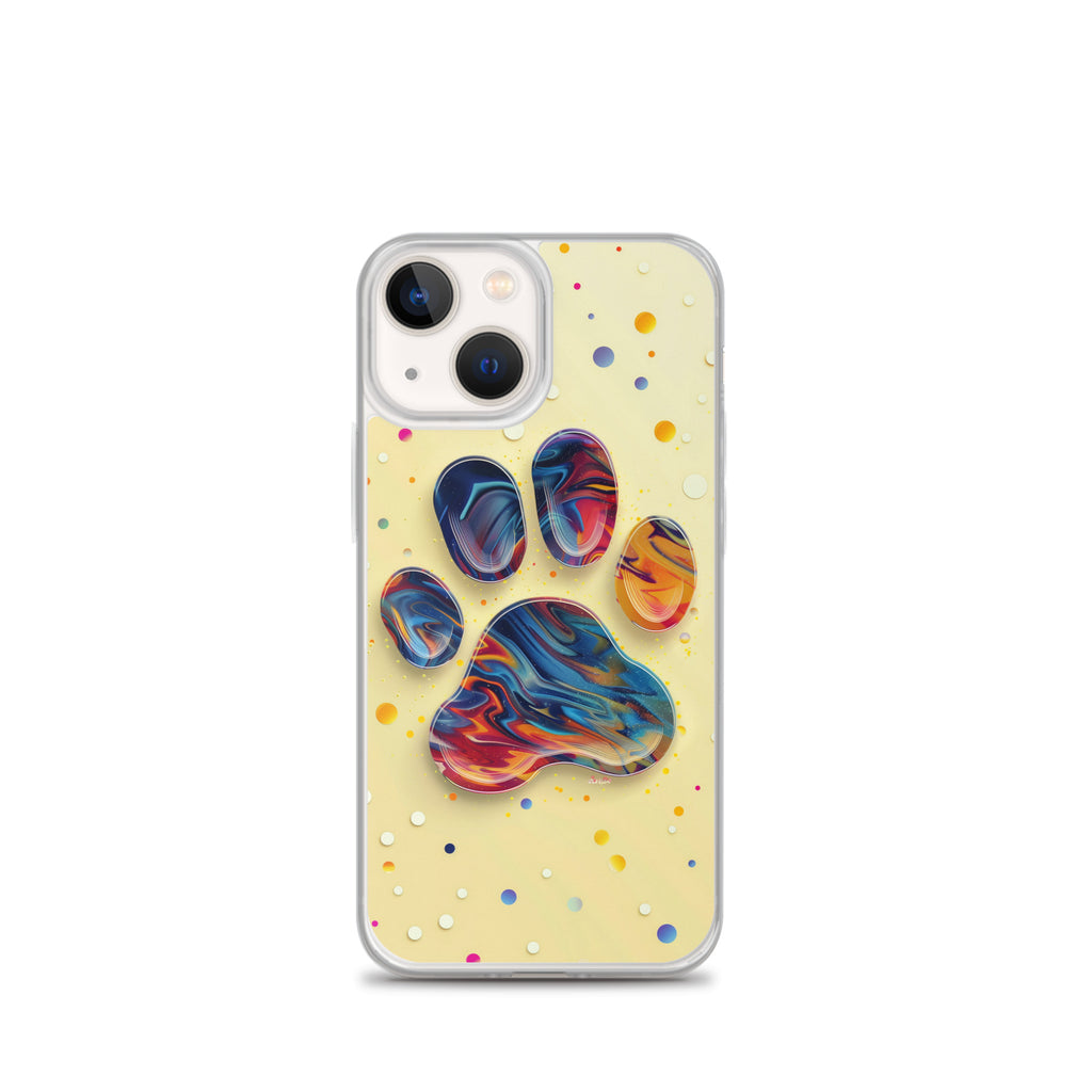 Artistic PawPrints  Aurora Clear Case for iPhone®