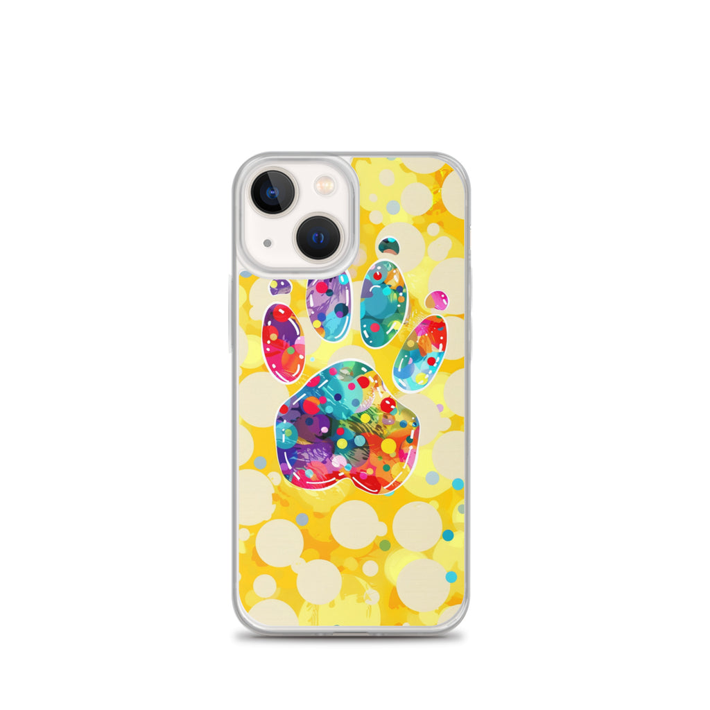 Artistic PawPrints Borealis Clear Case for iPhone®