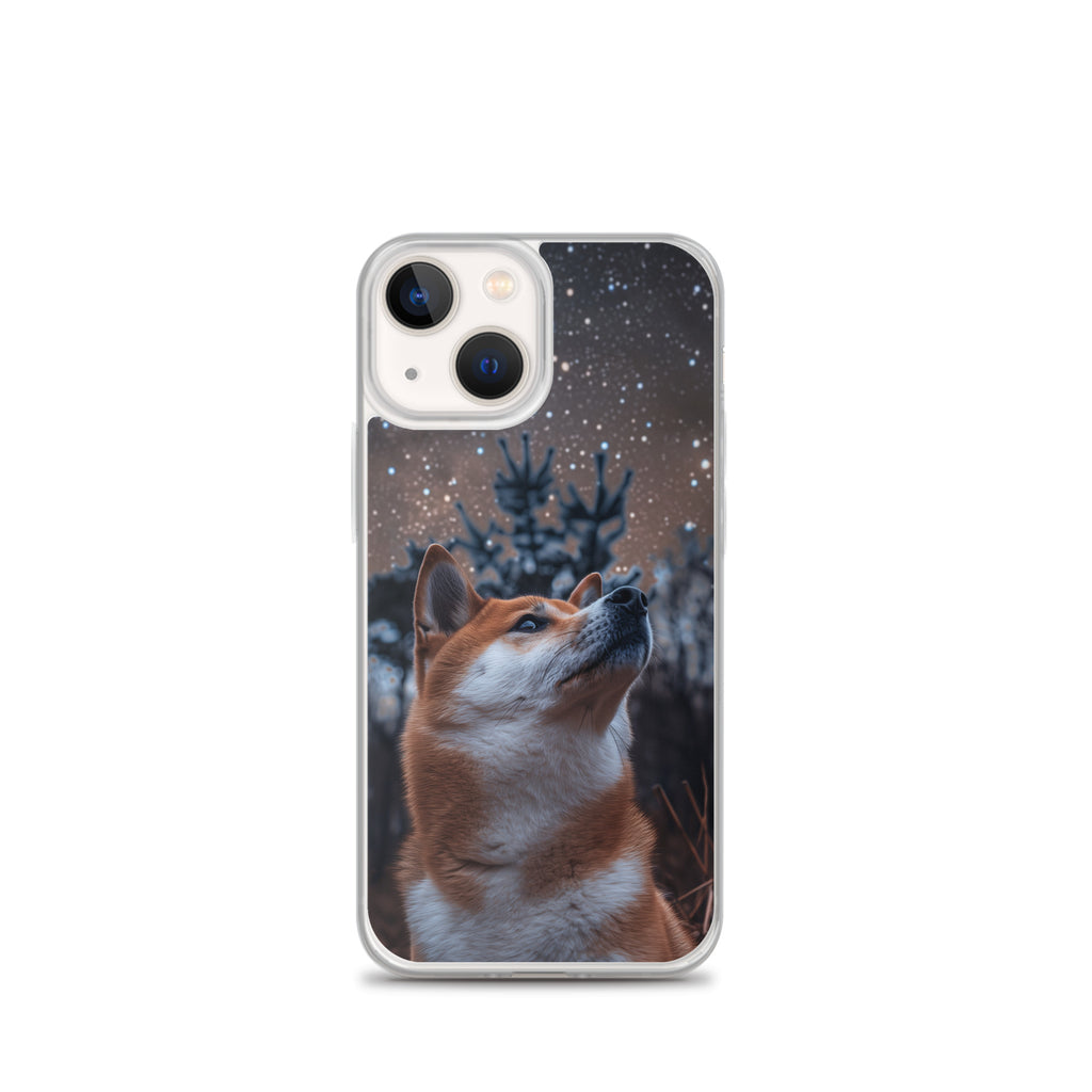 Shiba Inu Starry Night Clear Case for iPhone®