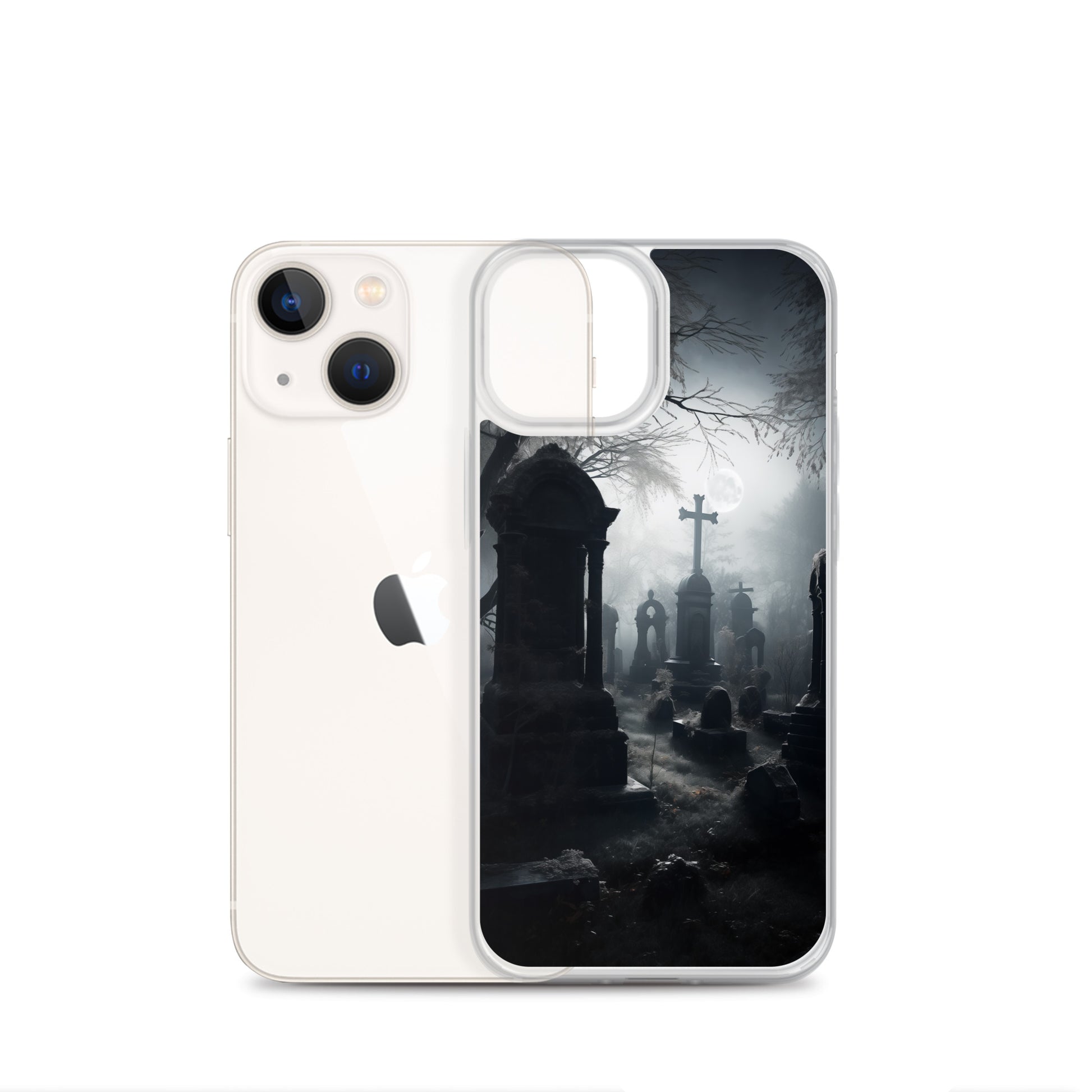 Cemetery B Clear Case for iPhone