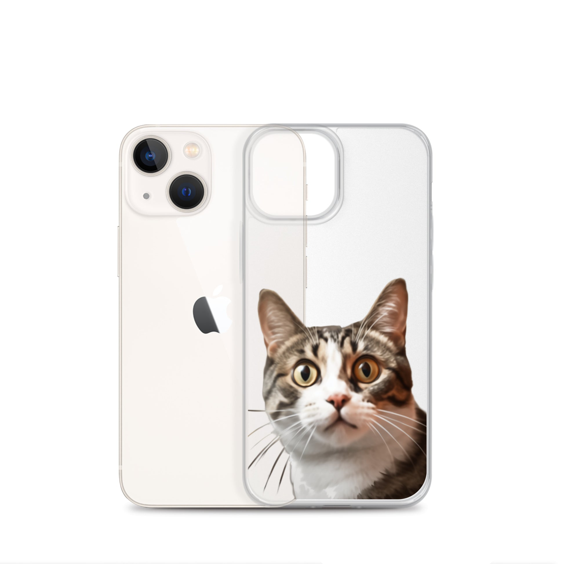 Cat D Clear Case for iPhone