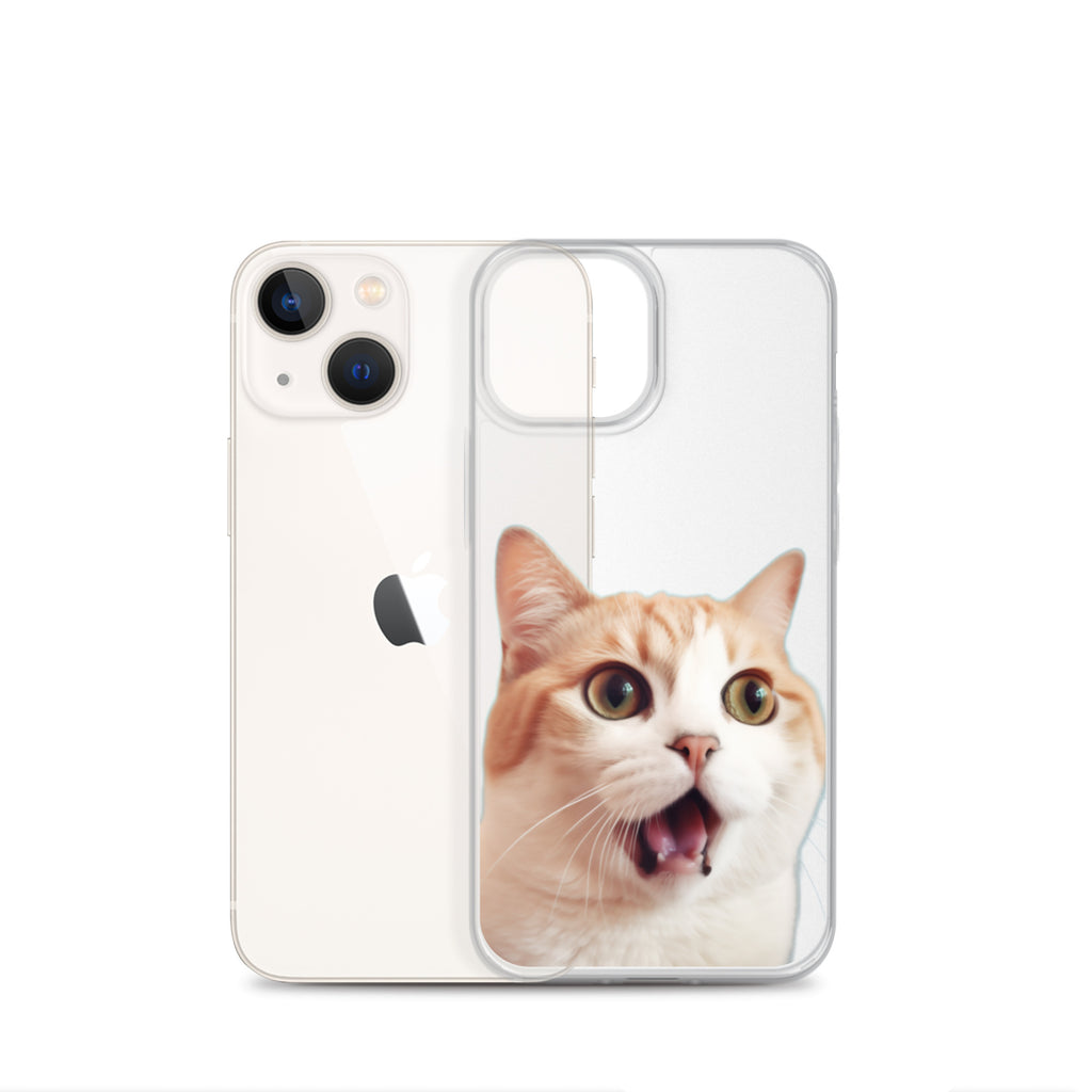 Cat E Clear Case for iPhone