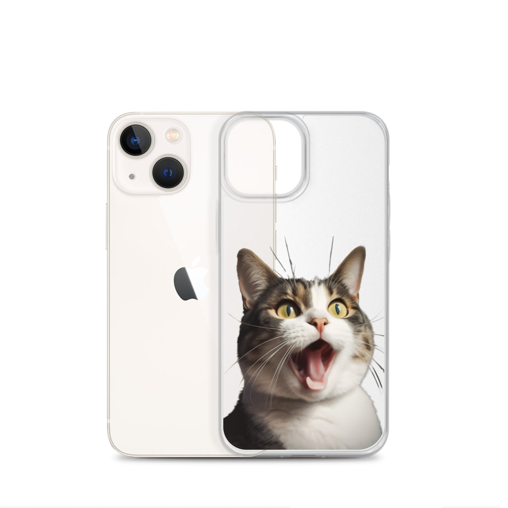 Cat H Clear Case for iPhone