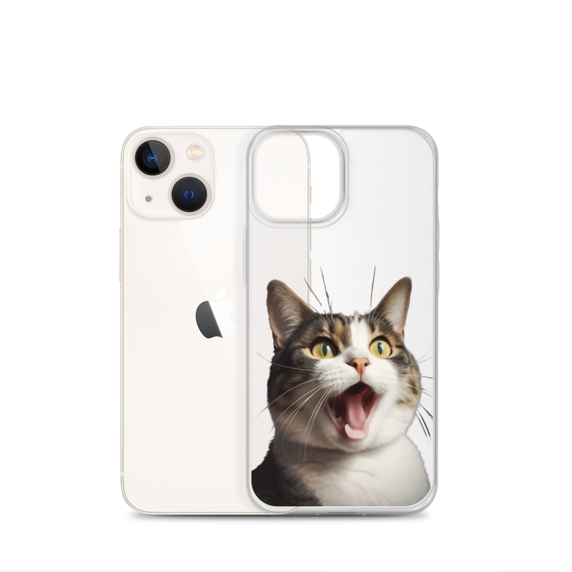 Cat H Clear Case for iPhone