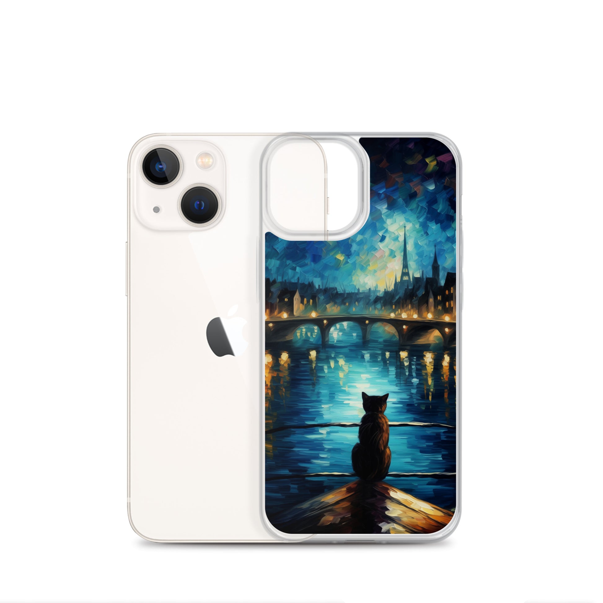 River Cat B Clear Case for iPhone