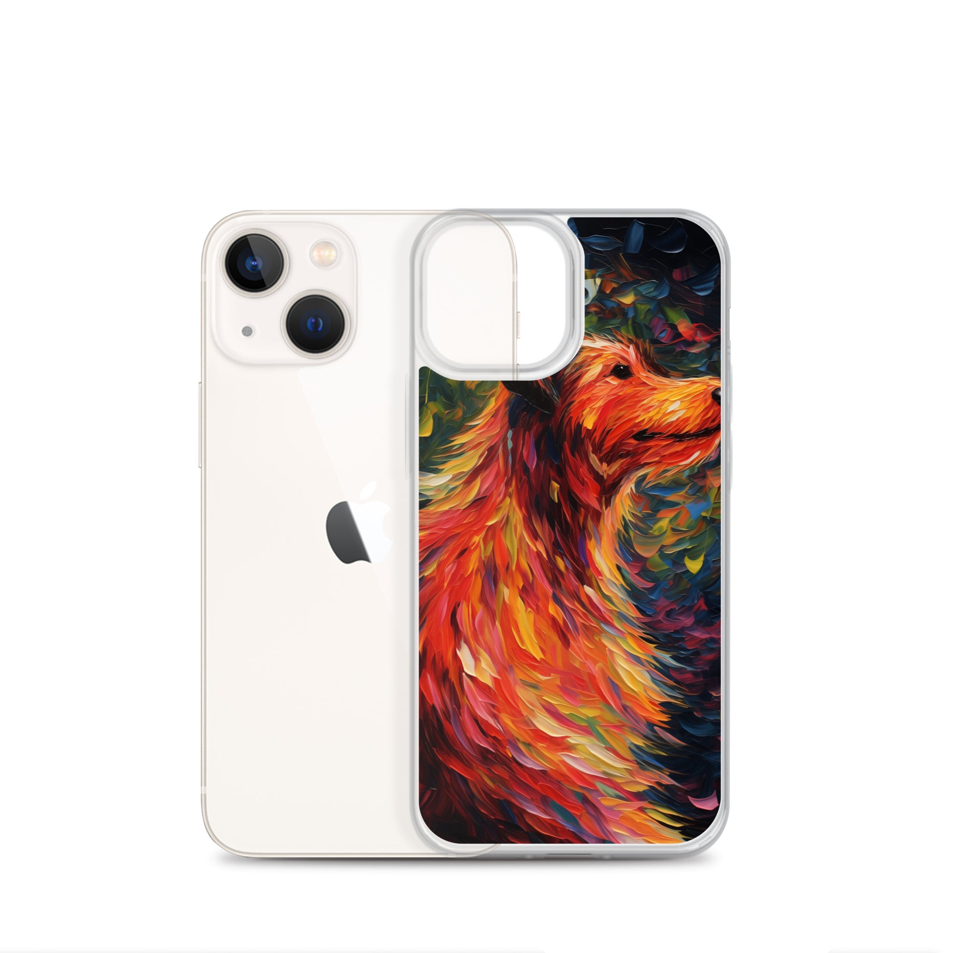 Van Gogh dog C Clear Case for iPhone