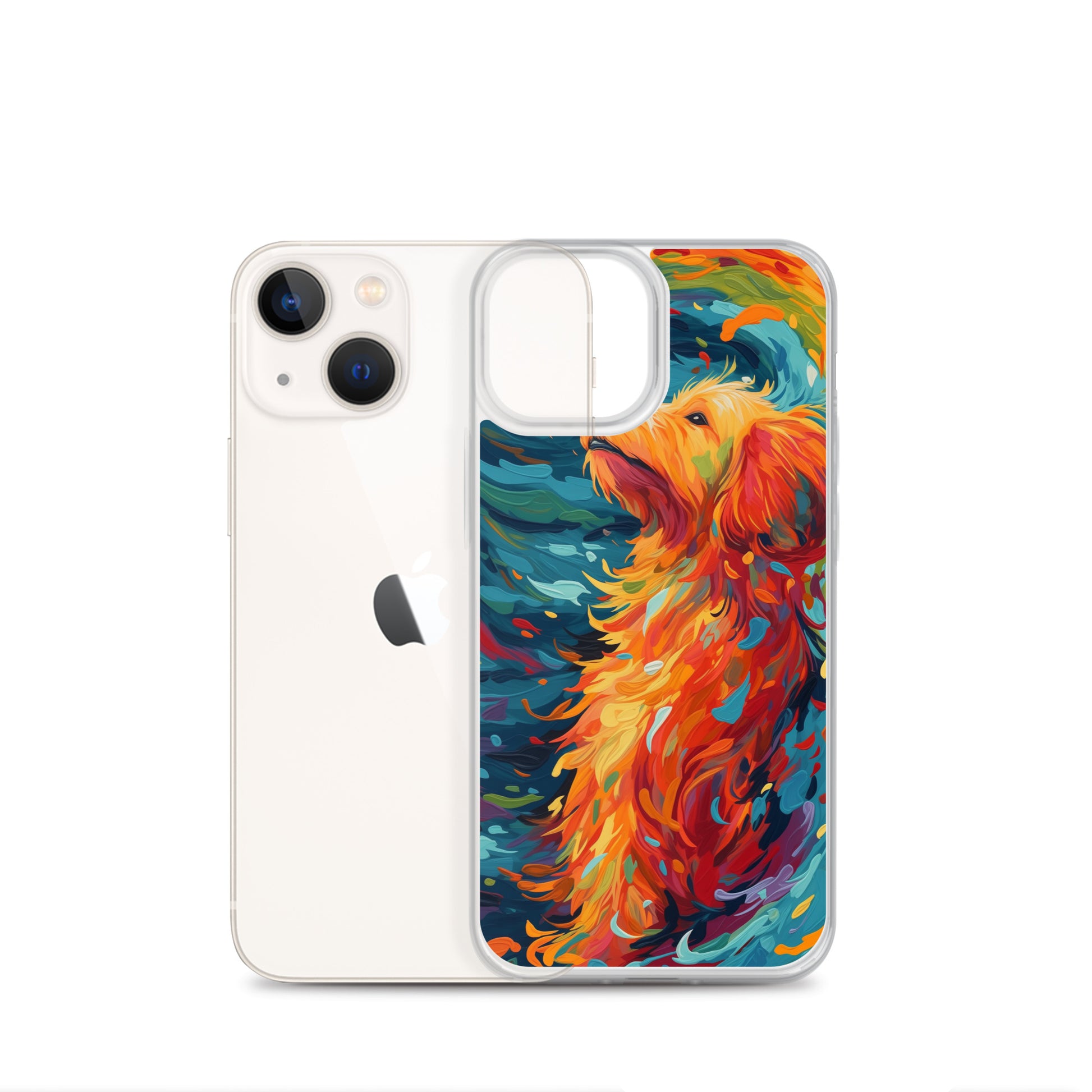 Van Gogh dog B Clear Case for iPhone