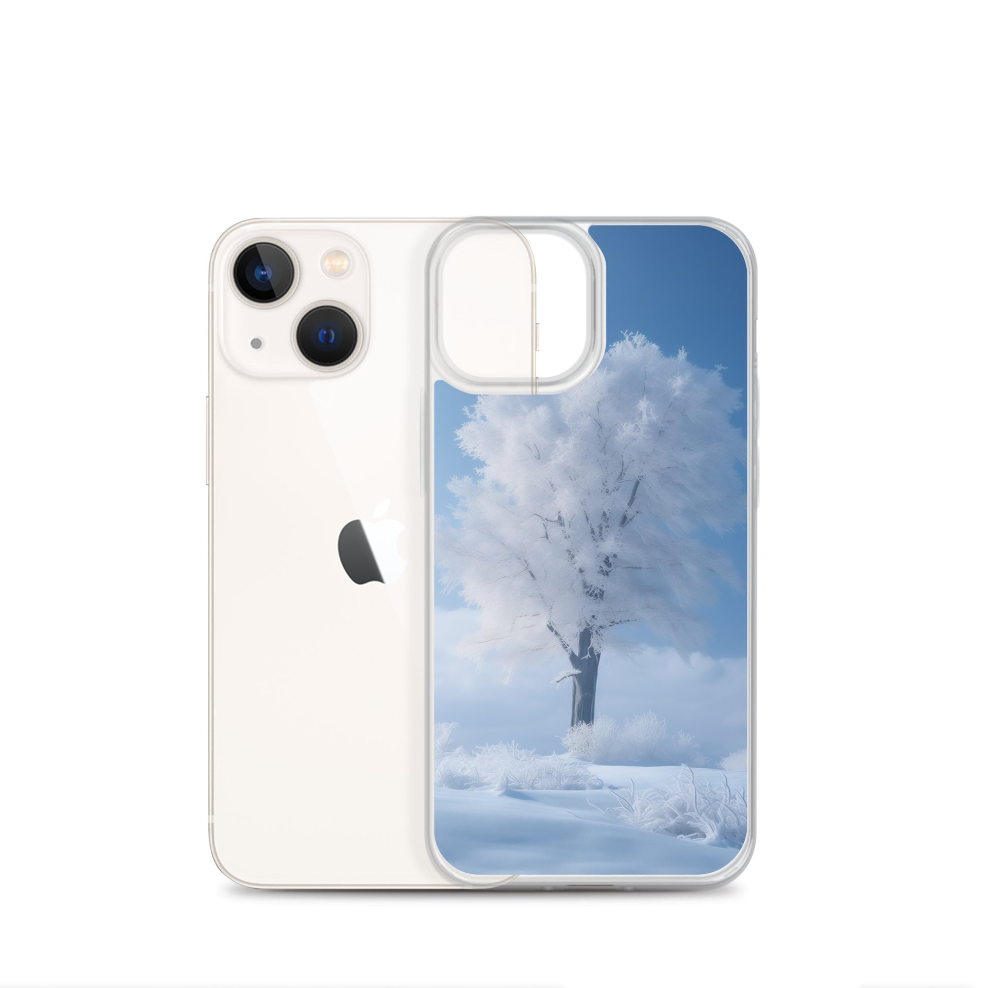 Snow Tree B Clear Case for iPhone®
