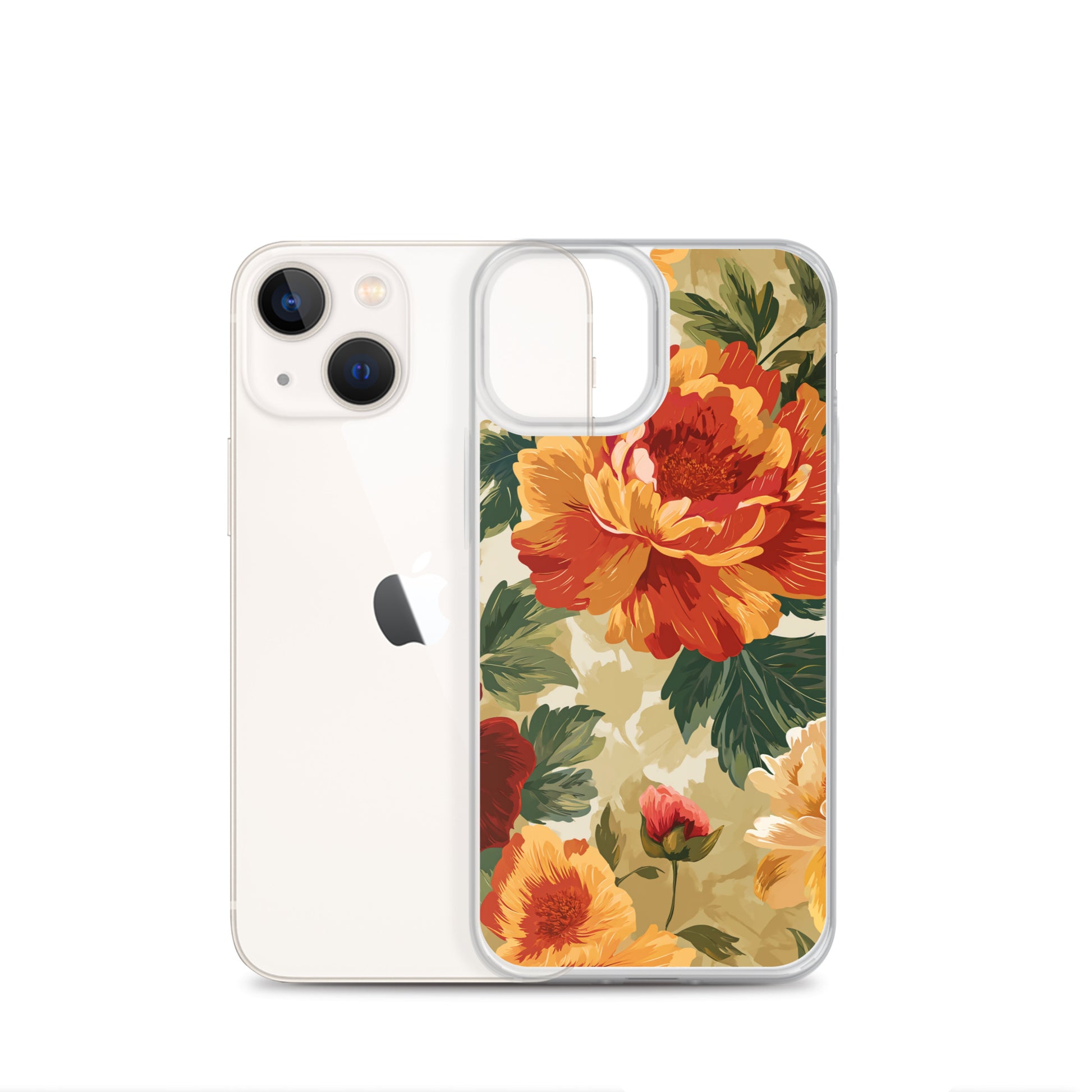 Flower Angel Clear Case for iPhone®