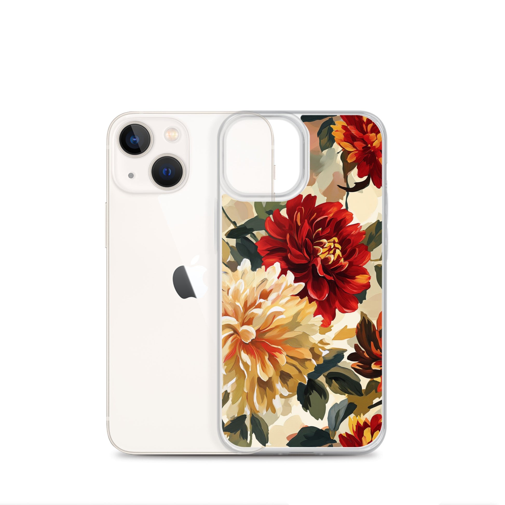 Flower Coral Clear Case for iPhone®