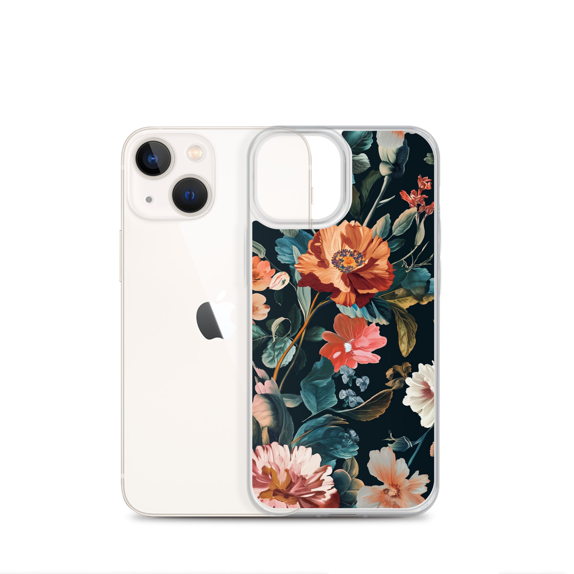 Flower Golden Clear Case for iPhone®