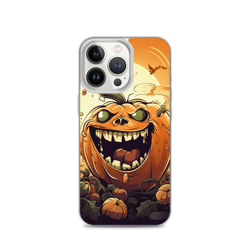 Halloween Pumpkin B Clear Case for iPhone