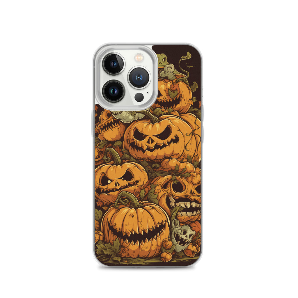 Halloween Pumpkin C Clear Case for iPhone