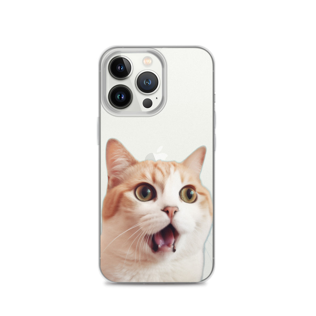 Cat E Clear Case for iPhone