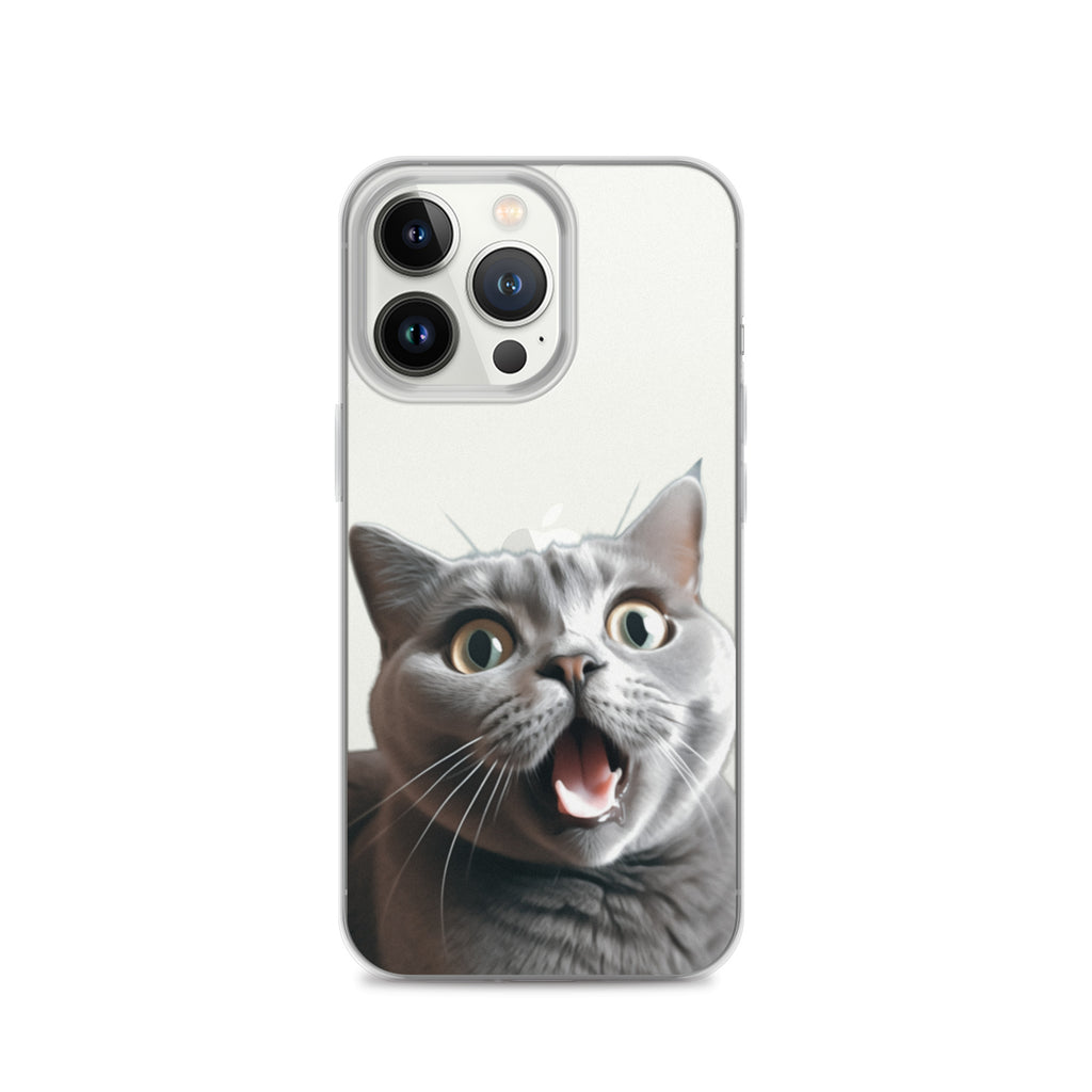 Cat F Clear Case for iPhone