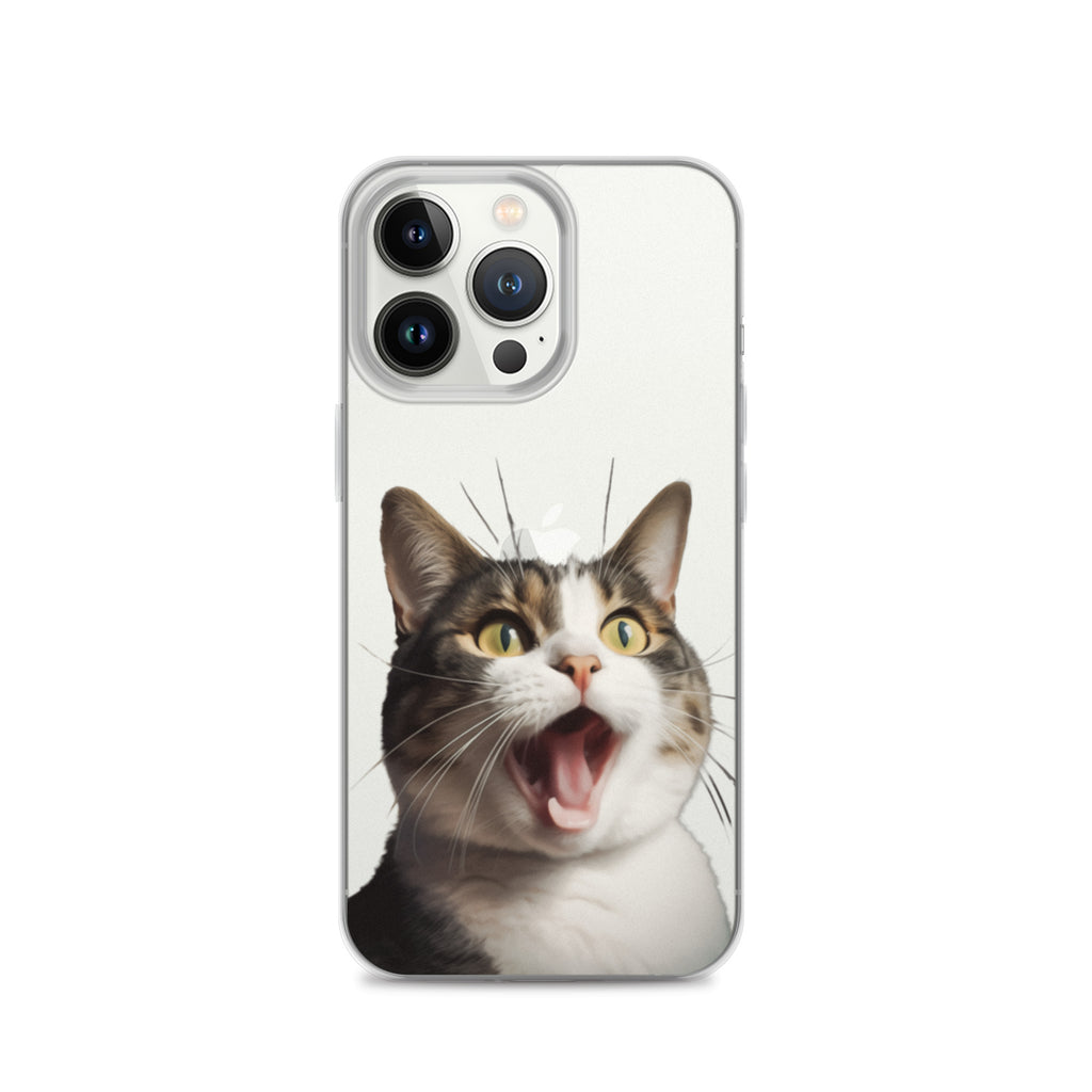 Cat H Clear Case for iPhone