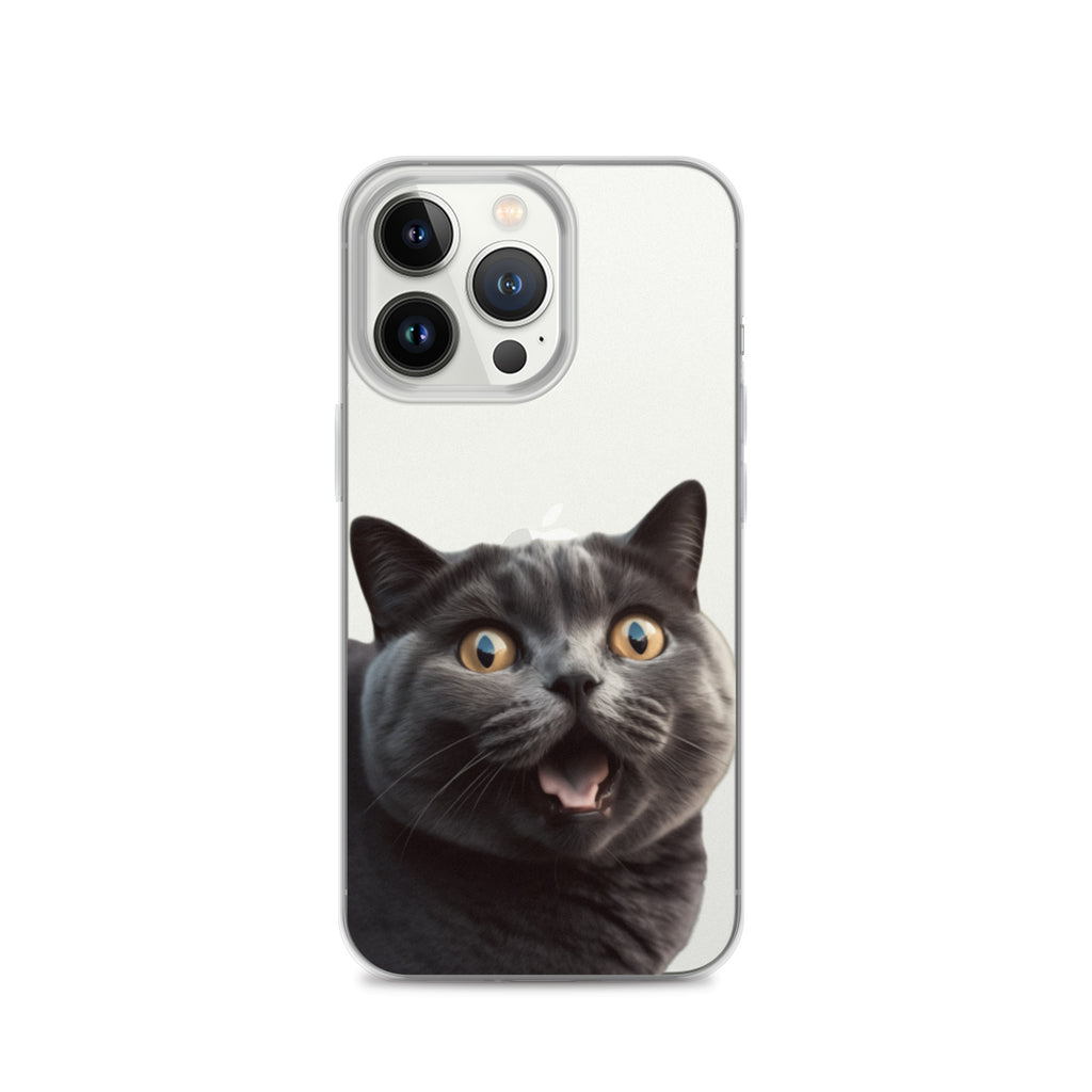 Cat  I Clear Case for iPhone