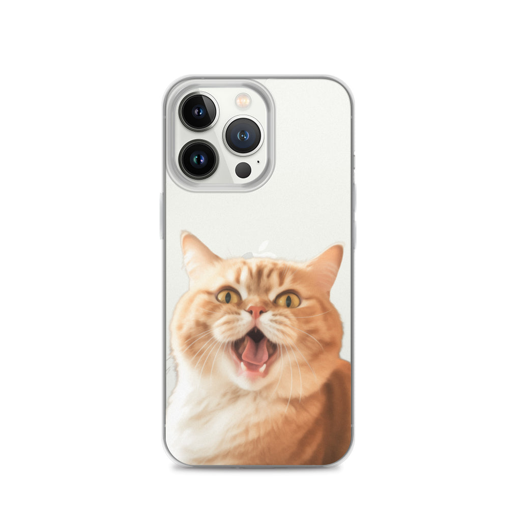 Cat K Clear Case for iPhone