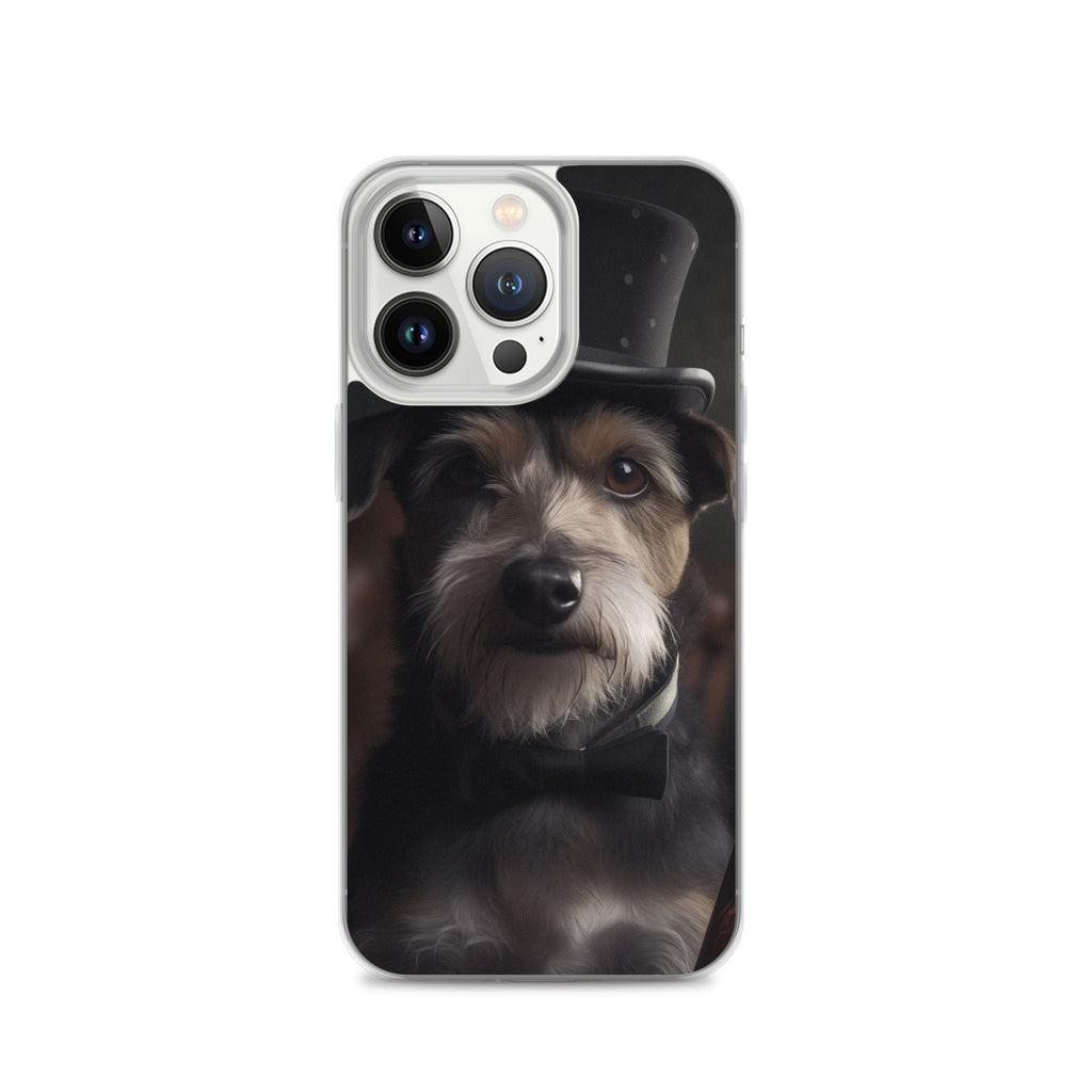 Top Hat Dog C Clear Case for iPhone