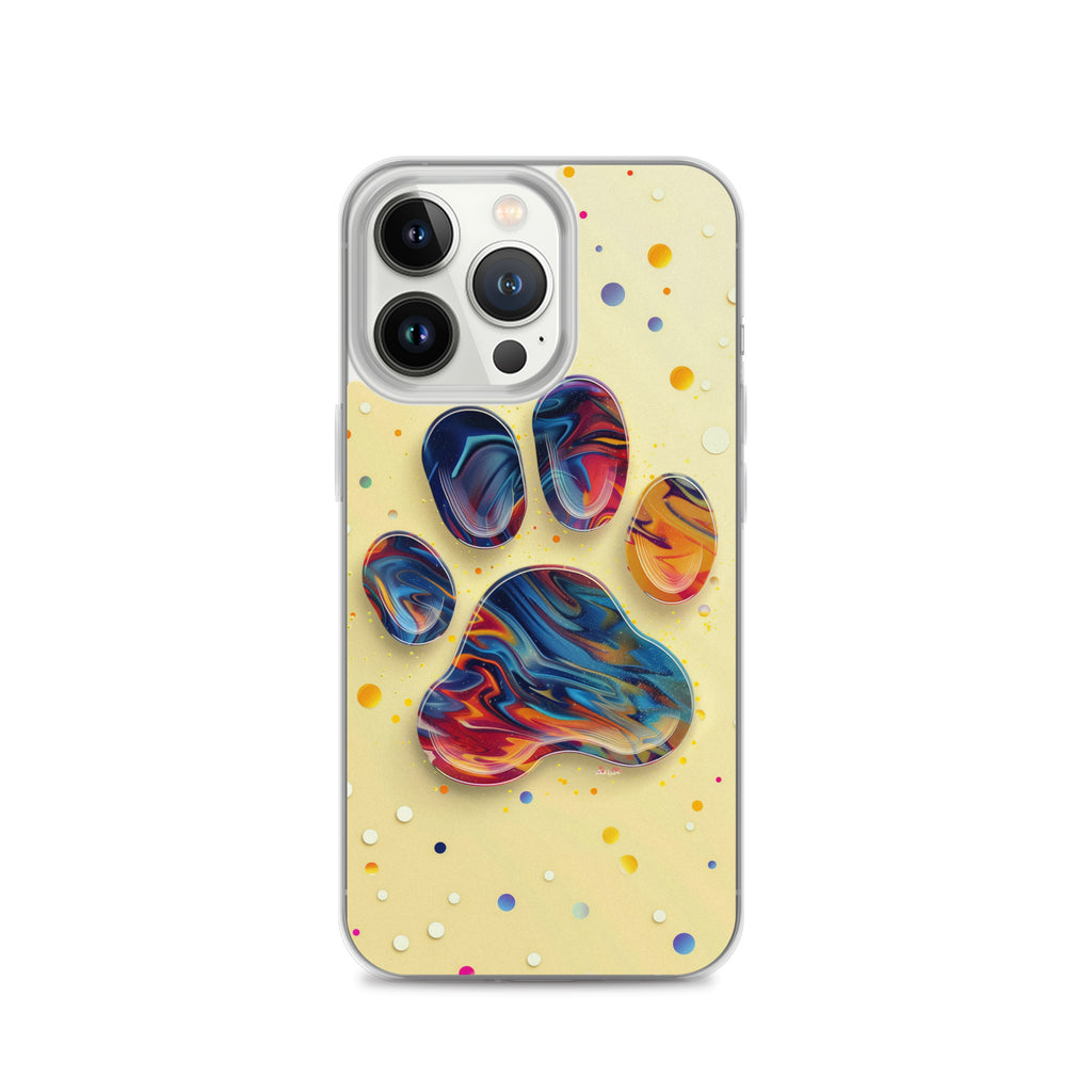 Artistic PawPrints  Aurora Clear Case for iPhone®