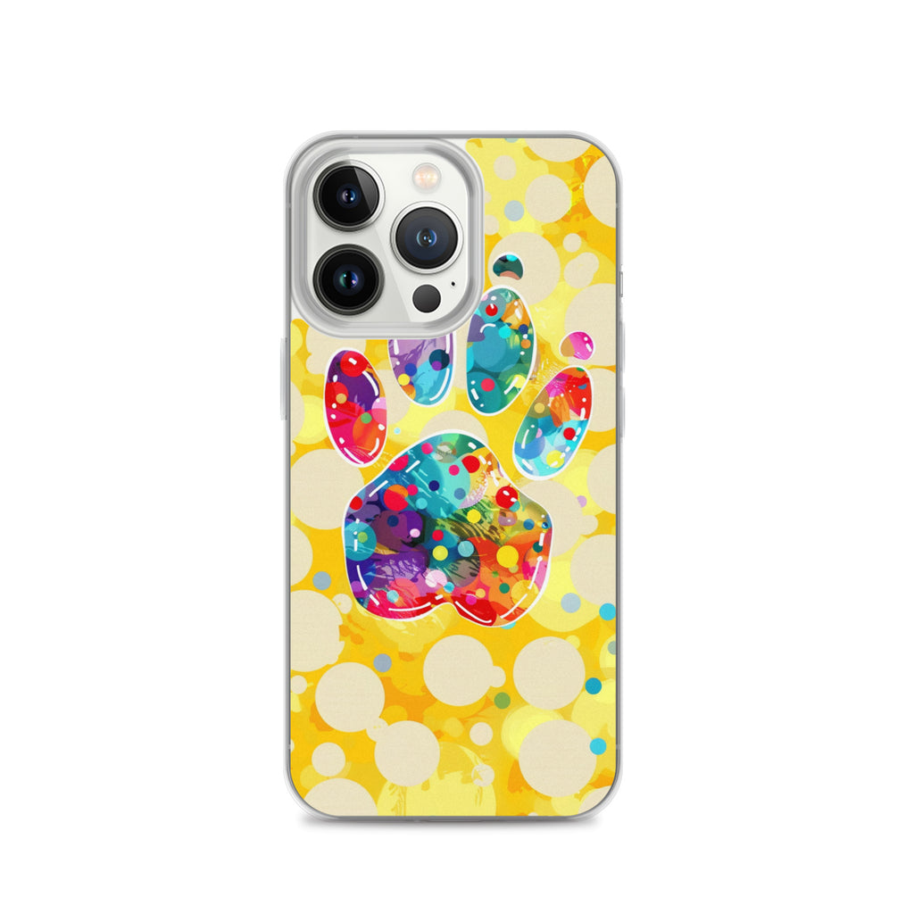 Artistic PawPrints Borealis Clear Case for iPhone®