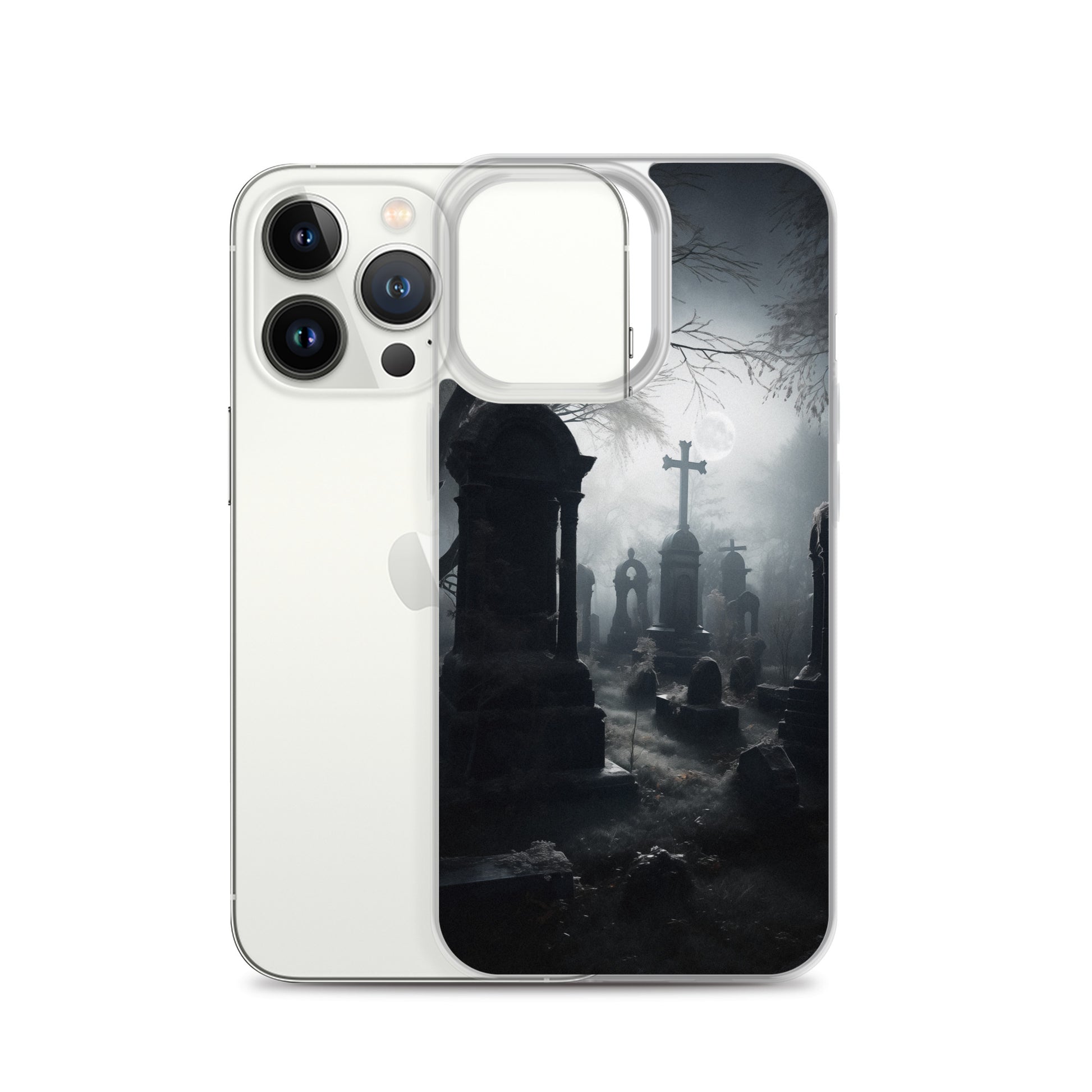 Cemetery B Clear Case for iPhone