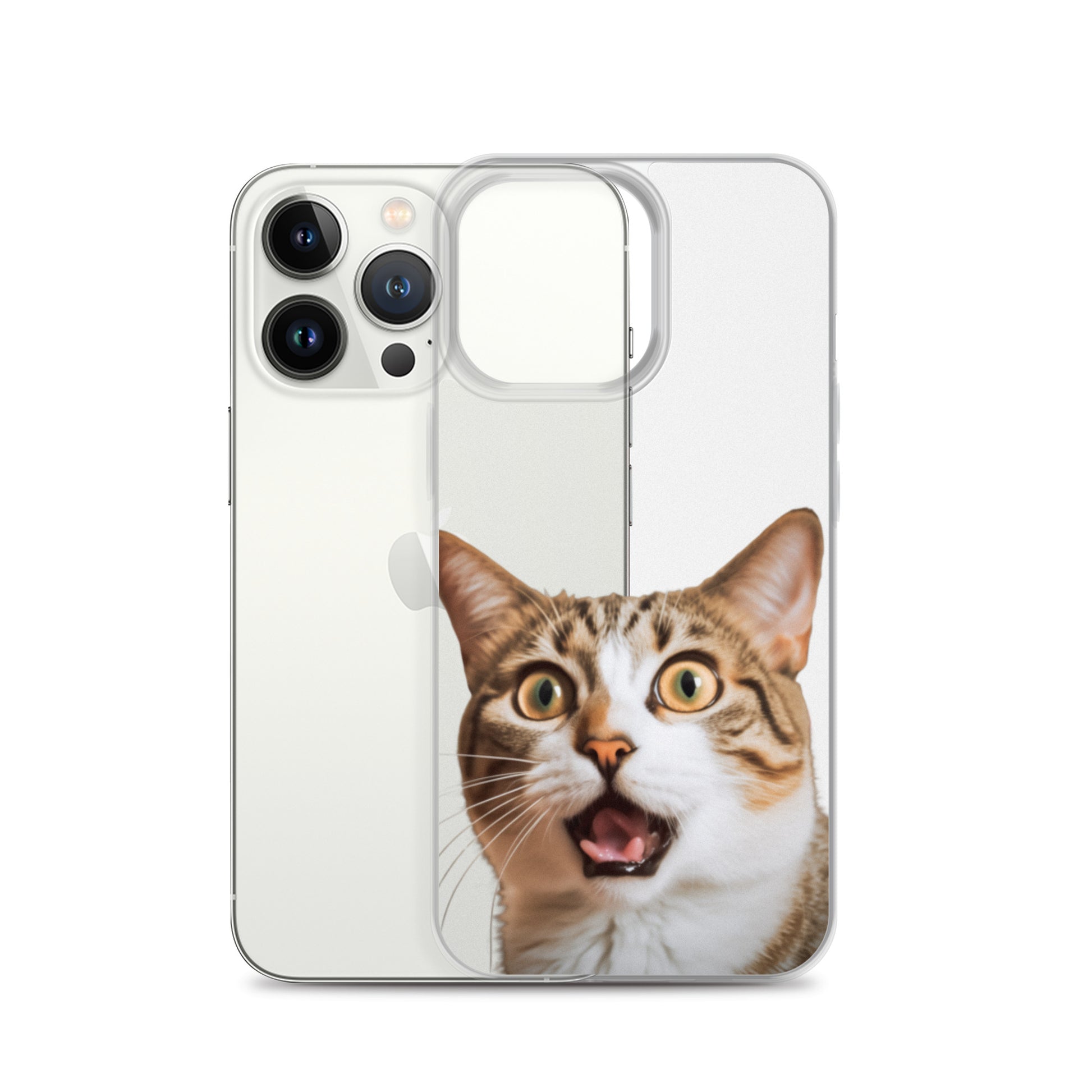 Cat A Clear Case for iPhone