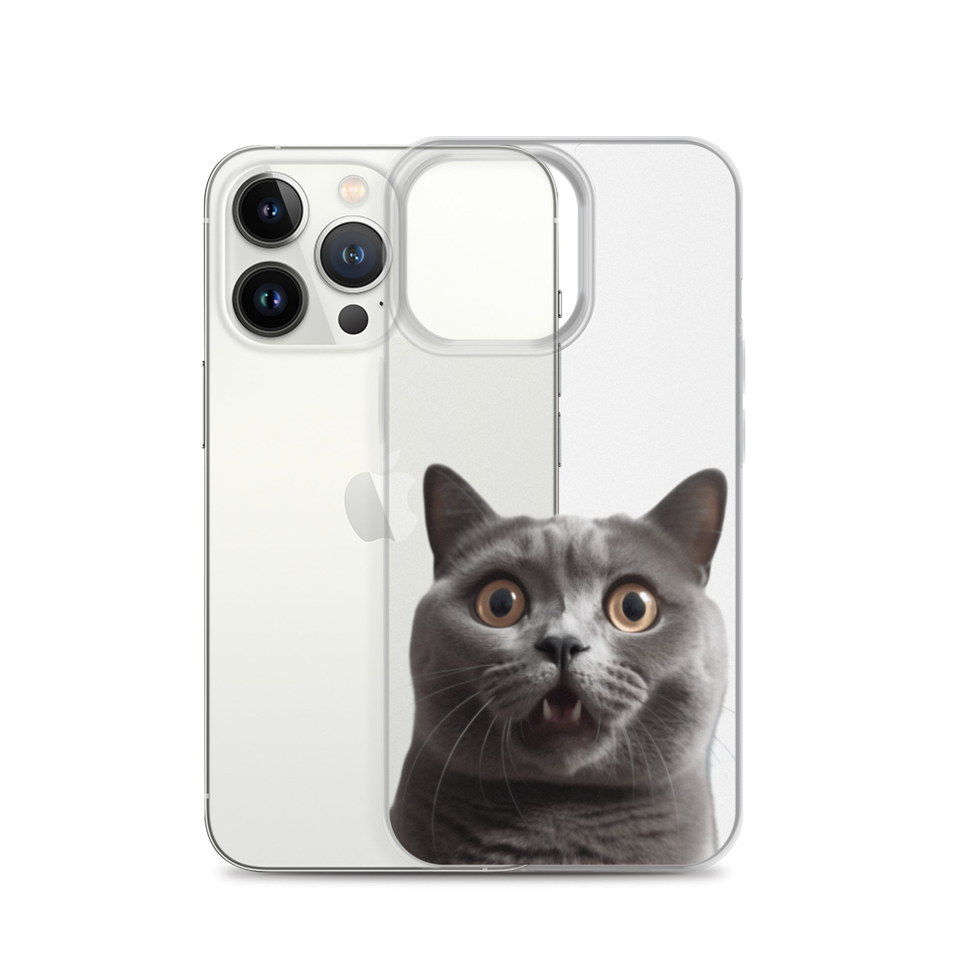 Cat B Clear Case for iPhone