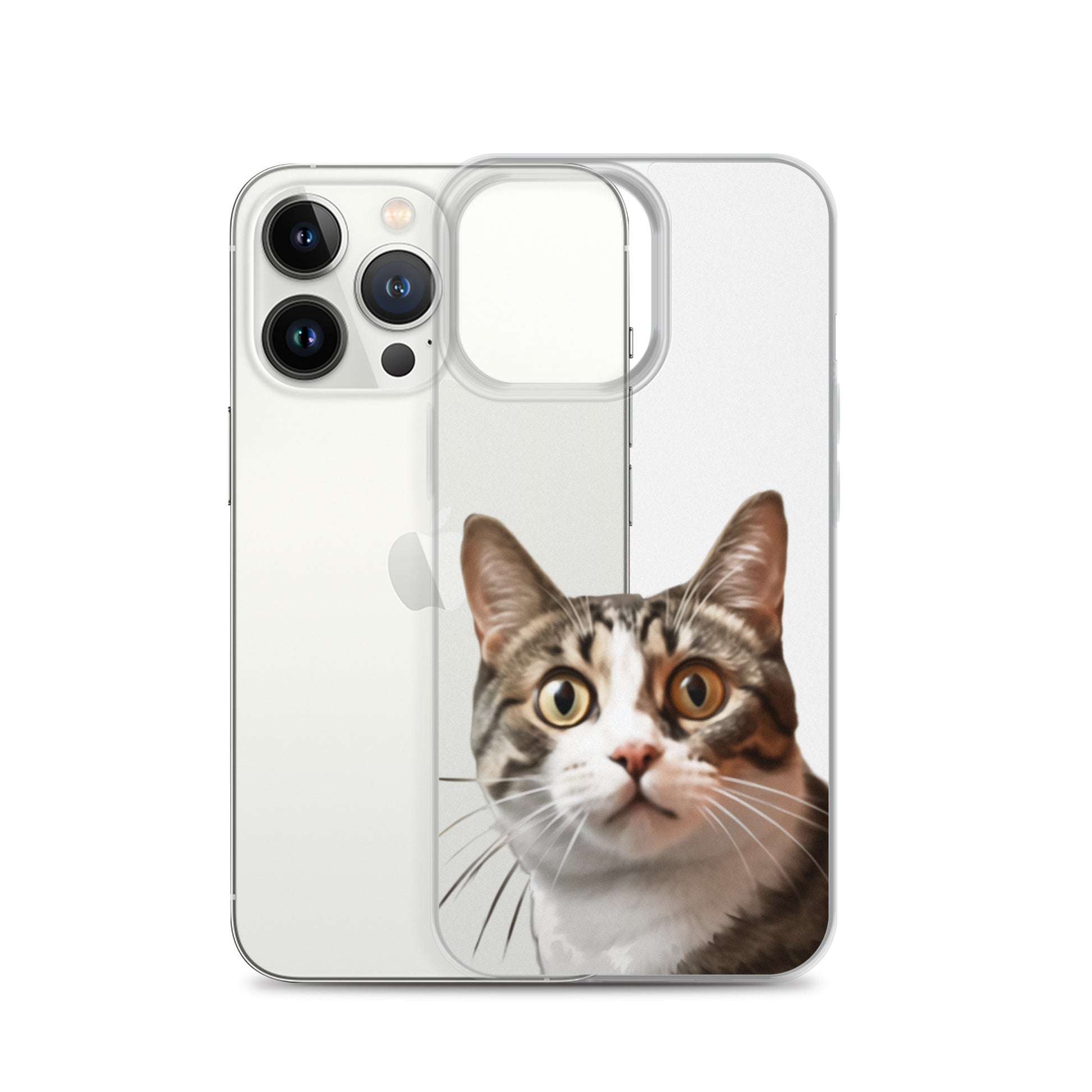 Cat D Clear Case for iPhone
